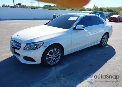 2017 Mercedes-Benz C 300 4Matic from USA, damaged, VIN WDDWF4KB3HR222558